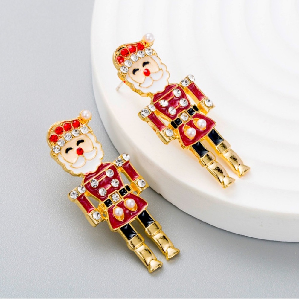 Santa Earrings